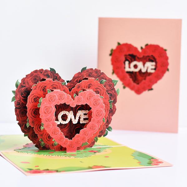 "Love" 3D Pop-Up Card