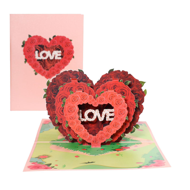 "Love" 3D Pop-Up Card