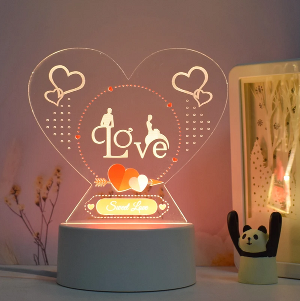 "Sweet Love" Multi-Colour LED Lamp