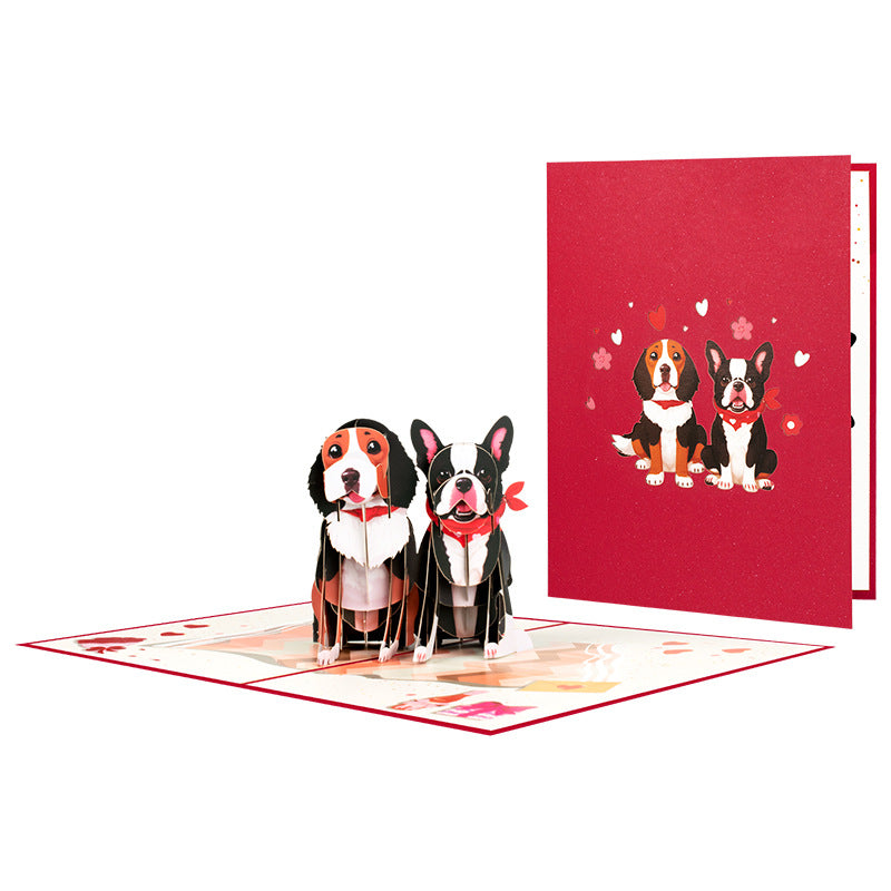 Puppy Love 3D Pop-Up Card