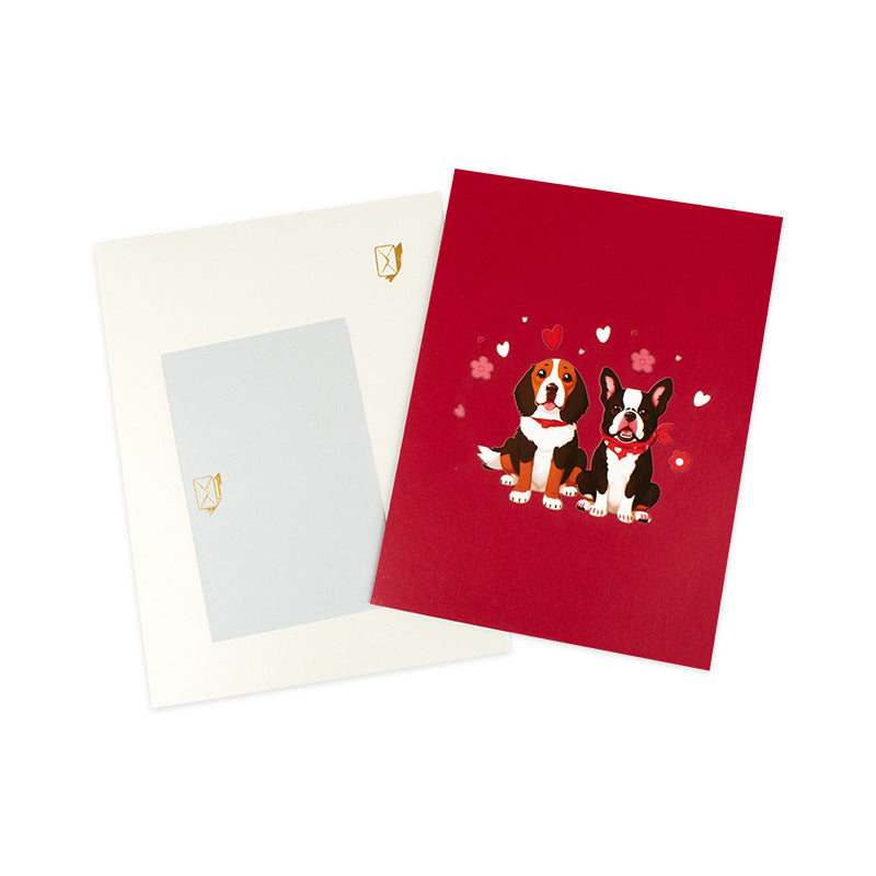 Puppy Love 3D Pop-Up Card