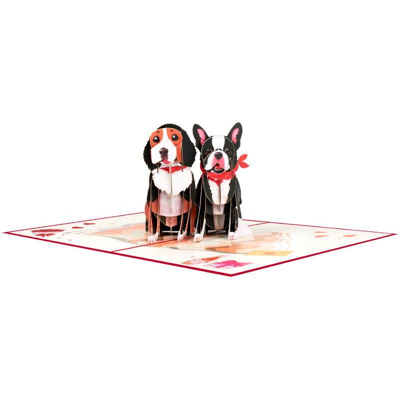 Puppy Love 3D Pop-Up Card