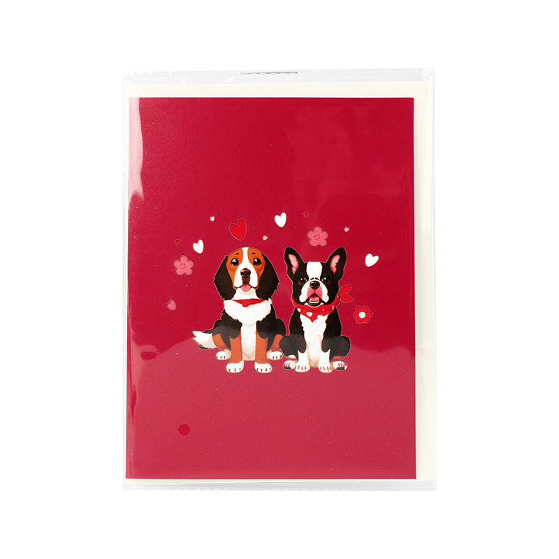 Puppy Love 3D Pop-Up Card