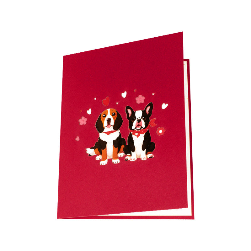 Puppy Love 3D Pop-Up Card