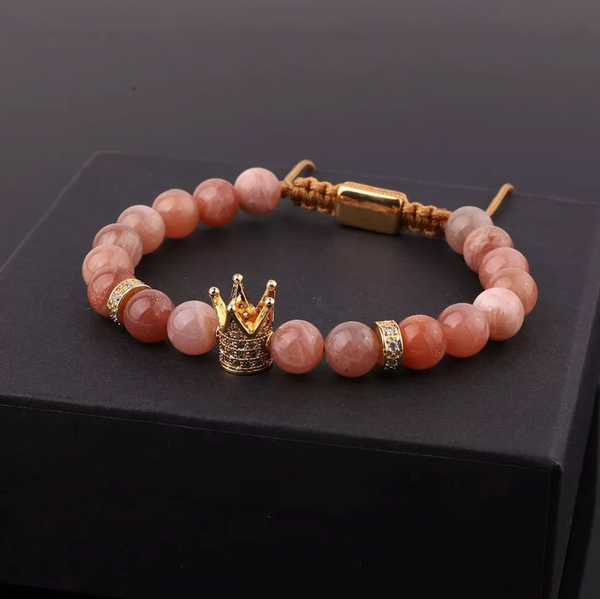 The Royal Sunstone Crown Bracelet