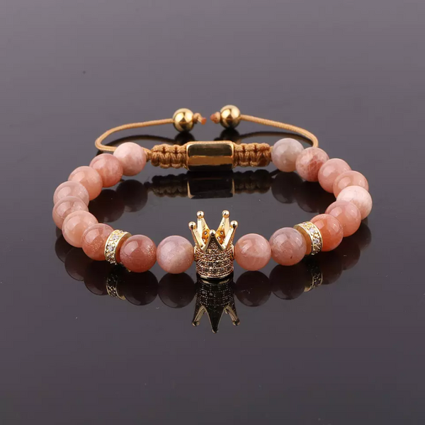 The Royal Sunstone Crown Bracelet