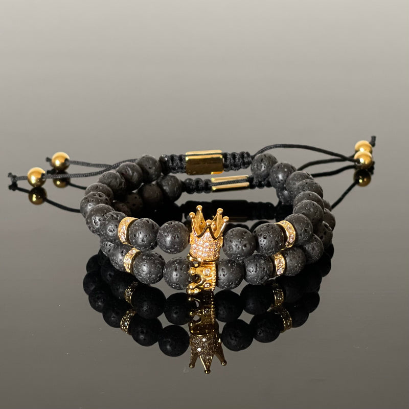 King & Queen Bracelet Set