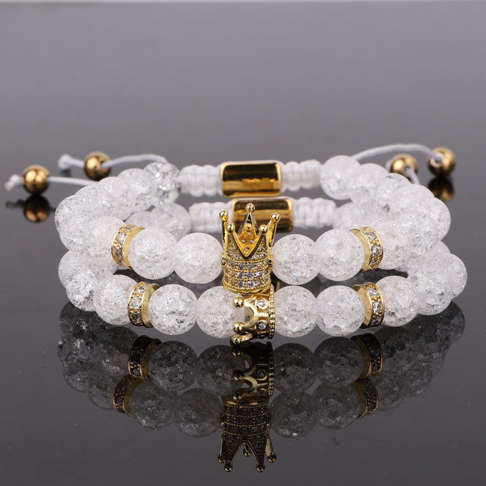 King & Queen Bracelet Set