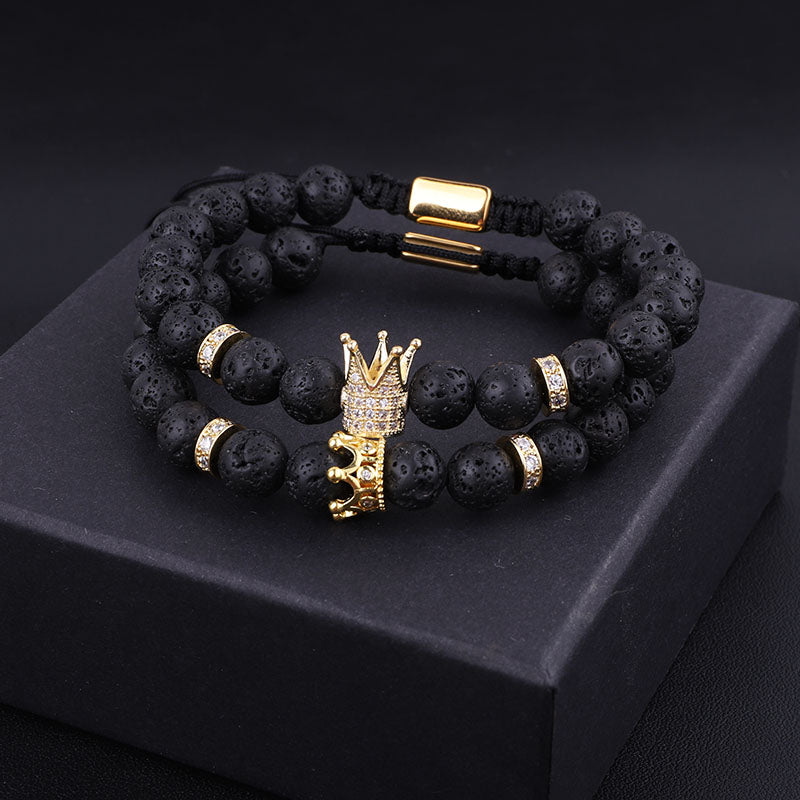 King & Queen Bracelet Set